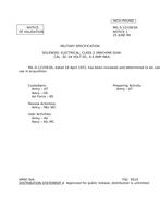 MIL MIL-S-12109/3A Notice 1 – Validation MIL MIL-S-12109/3A Notice 1 - Validation