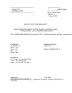 MIL MIL-S-19500/284E Notice 1 - Cancellation