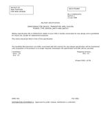 MIL MIL-S-19500/447A Notice 1 – Inactivation MIL MIL-S-19500/447A Notice 1 - Inactivation