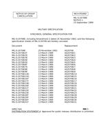 MIL MIL-S-20708/47E Notice 1 – Cancellation MIL MIL-S-20708/47E Notice 1 - Cancellation
