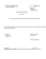 MIL MIL-S-3475 Notice 1 - Inactivation
