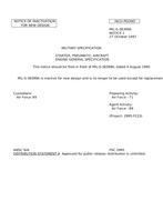 MIL MIL-S-38399A Notice 1 – Inactivation MIL MIL-S-38399A Notice 1 - Inactivation