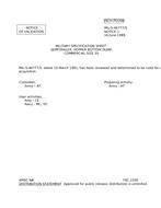 MIL MIL-S-46777/5 Notice 1 - Validation