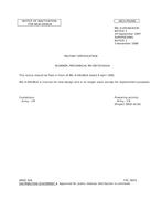 MIL MIL-S-49166/4 Notice 2 - Inactivation