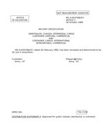 MIL MIL-S-62076B Notice 1 - Validation 1