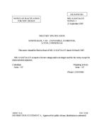 MIL MIL-S-62472A Notice 1 – Inactivation MIL MIL-S-62472A Notice 1 - Inactivation