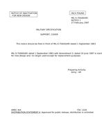 MIL MIL-S-70440 Notice 1 - Inactivation