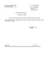MIL MIL-S-70454 Notice 1 - Inactivation