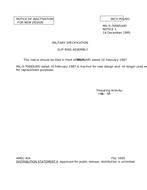 MIL MIL-S-70685 Notice 1 - Inactivation