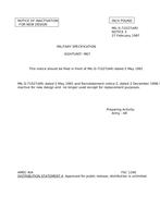MIL MIL-S-71027 Notice 3 - Inactivation