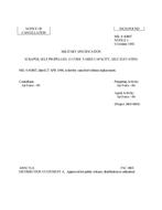 MIL MIL-S-83807 Notice 1 - Cancellation