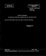 MIL MIL-STD-1750A Notice 4 - Inactivation