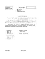 MIL MIL-STD-373 Notice 1 – Cancellation MIL MIL-STD-373 Notice 1 - Cancellation