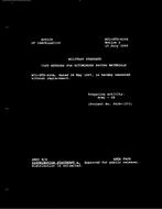 MIL MIL-STD-620A Notice 2 – Cancellation MIL MIL-STD-620A Notice 2 - Cancellation