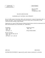 MIL MIL-A-21180D Notice 1 – Cancellation MIL MIL-A-21180D Notice 1 - Cancellation