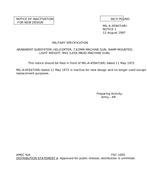 MIL MIL-A-45947 Notice 1 – Inactivation MIL MIL-A-45947 Notice 1 - Inactivation