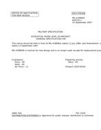 MIL MIL-A-8806A Notice 1 - Inactivation