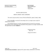 MIL MIL-B-16392C Notice 1 - Inactivation