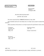 MIL MIL-B-18/16D Notice 1 - Inactivation