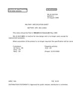 MIL MIL-B-18/253A Notice 1 - Inactivation