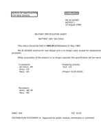 MIL MIL-B-18/56D Notice 1 - Inactivation