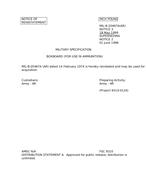 MIL MIL-B-20467A Notice 3 - Reactivation