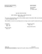 MIL MIL-B-29604 Notice 1 - Inactivation