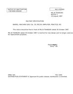 MIL MIL-B-70448 Notice 1 - Inactivation