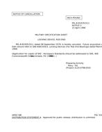 MIL MIL-B-81935/3 Notice 2 - Cancellation