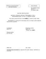 MIL MIL-B-8565/13 Notice 1 - Inactivation