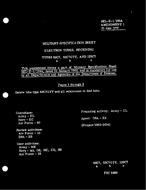 MIL MIL-E-1/199A Amendment 1 MIL MIL-E-1/199A Amendment 1