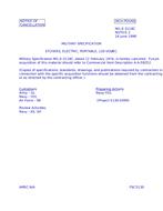 MIL MIL-E-3118C Notice 2 – Cancellation MIL MIL-E-3118C Notice 2 - Cancellation