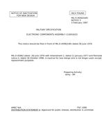 MIL MIL-E-45962 Notice 3 - Inactivation