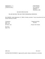 MIL MIL-E-80030C Notice 1 – Cancellation MIL MIL-E-80030C Notice 1 - Cancellation