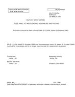 MIL MIL-F-11245A Notice 4 - Inactivation