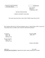 MIL MIL-F-45556A Notice 2 - Inactivation