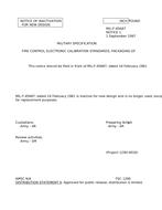 MIL MIL-F-45687 Notice 1 - Inactivation