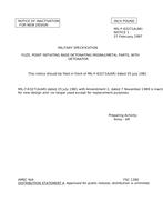 MIL MIL-F-63271A Notice 1 – Inactivation MIL MIL-F-63271A Notice 1 - Inactivation
