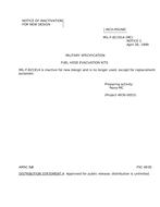 MIL MIL-F-82191A Notice 2 - Inactivation