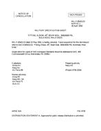 MIL MIL-F-85421/15 Notice 1 – Cancellation MIL MIL-F-85421/15 Notice 1 - Cancellation