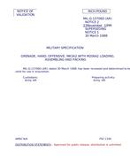 MIL MIL-G-13706D Notice 2 - Validation