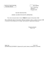 MIL MIL-G-14931 Notice 2 - Inactivation