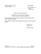 MIL MIL-G-21480/19A Notice 2 – Inactivation MIL MIL-G-21480/19A Notice 2 - Inactivation
