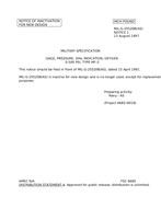 MIL MIL-G-25520B Notice 1 - Inactivation