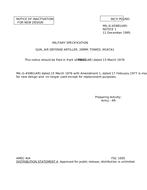 MIL MIL-G-45981 Notice 1 - Inactivation