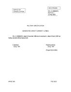 MIL MIL-G-49460 Notice 1 - Cancellation
