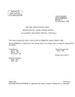 MIL MIL-G-52884/3A Notice 1 – Inactivation MIL MIL-G-52884/3A Notice 1 - Inactivation