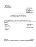 MIL MIL-G-52884/9A Notice 2 – Inactivation MIL MIL-G-52884/9A Notice 2 - Inactivation