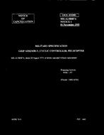 MIL MIL-G-58087A Notice 1 - Cancellation