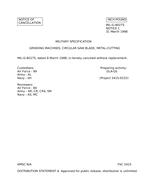 MIL MIL-G-80275 Notice 1 - Cancellation